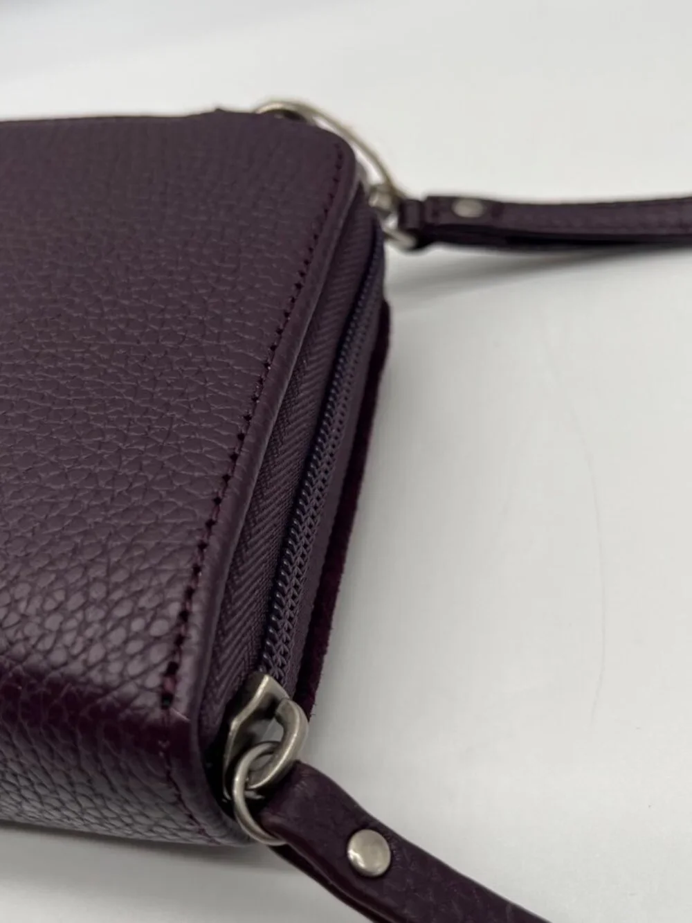 The Sak Iris Large Purple Leather Crossbody Bag